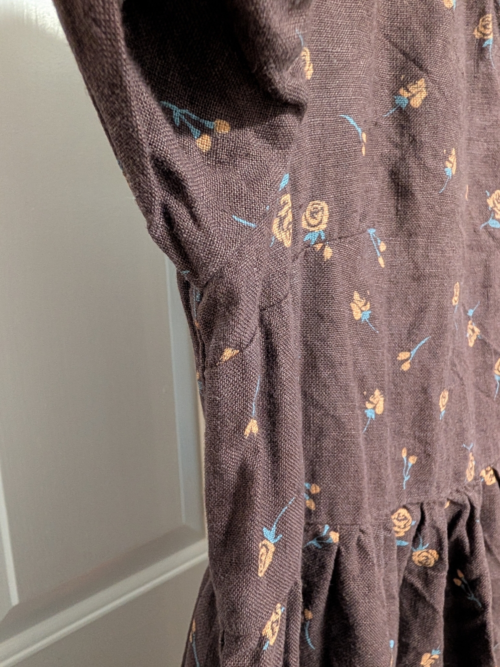notPERFECTLINEN NPL Ronda Dress M Medium Espresso Rose - Picture 3 of 12